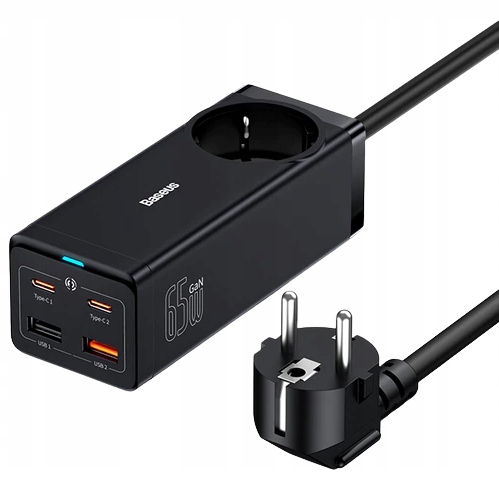 

Baseus Ładowarka Sieciowa Ac 230V Usb Usb-c Pd 65W