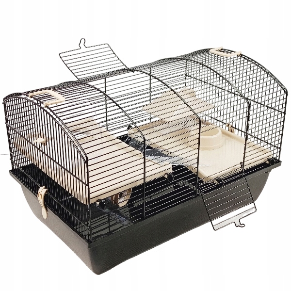 Klatka dla Chomika gryzoni Myszki Tunel domek Piętra miseczka Polska Jakość