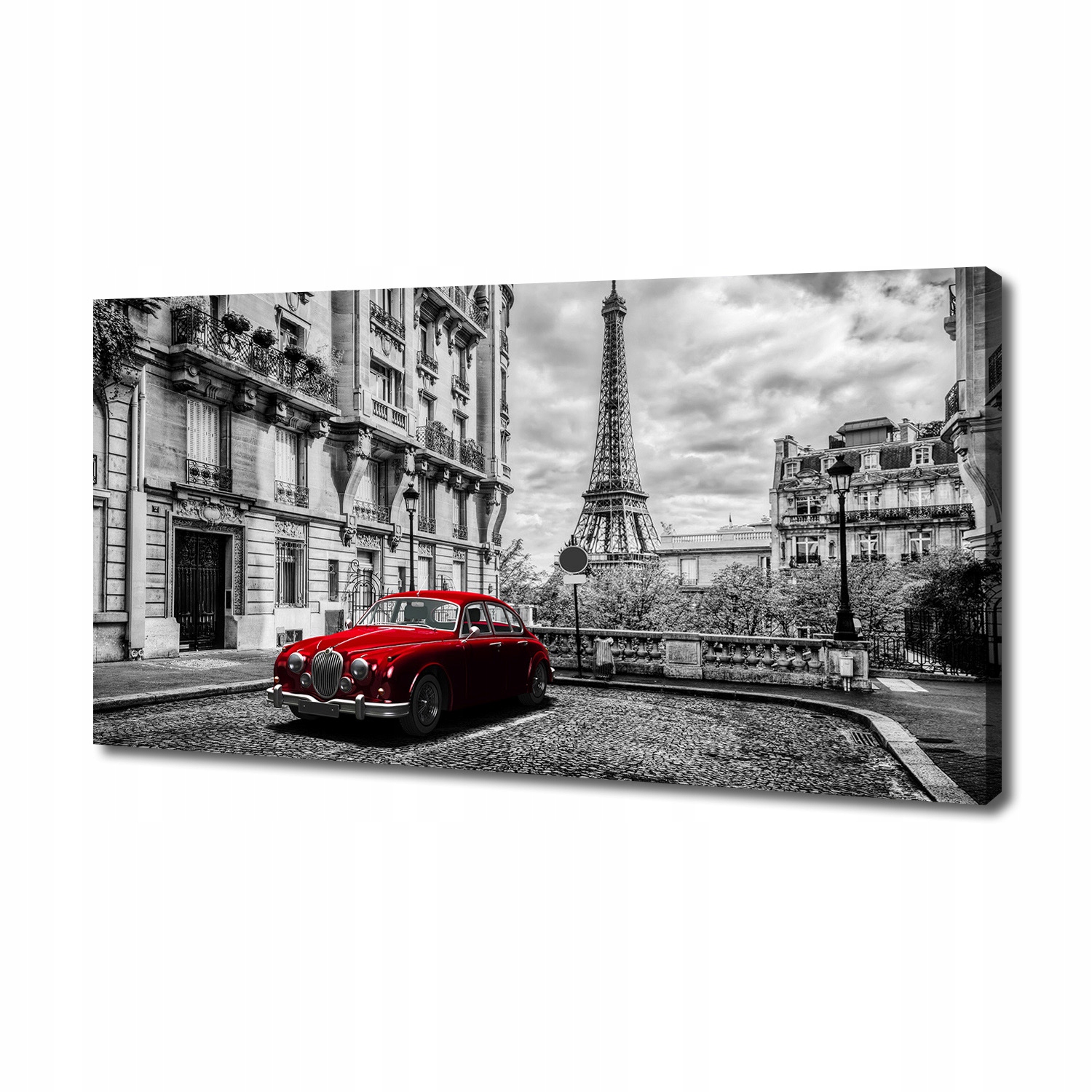 

Foto obraz na płótnie Czerwona limuzyna 140x70 cm