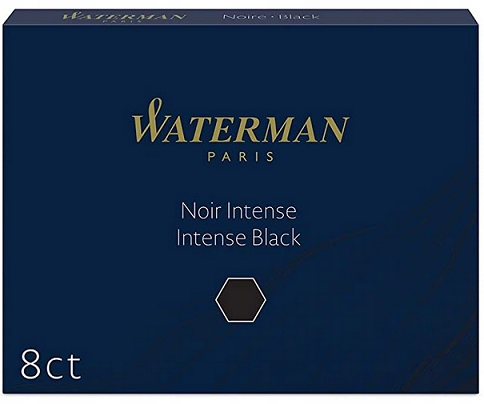 

Naboje do pióra Waterman czarne 8 sztuk