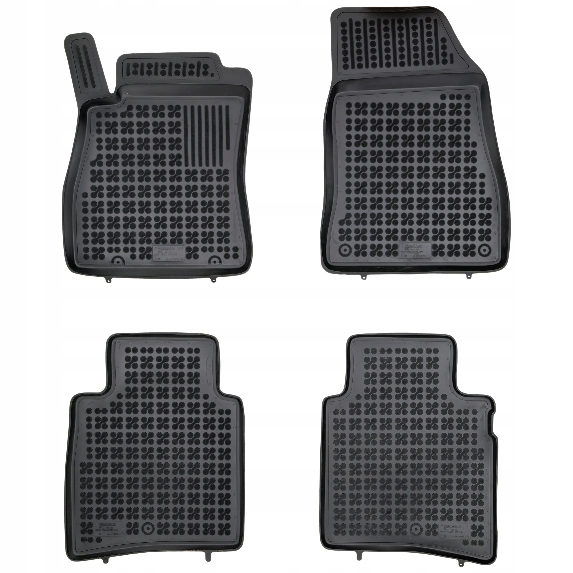 Dywaniki gumowe Nissan Pulsar 2014-2018