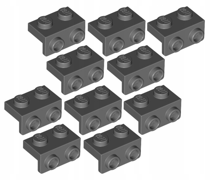 

Lego Pł. Łamana 1x2-1x2 C. Szara 99781/6214341 x10