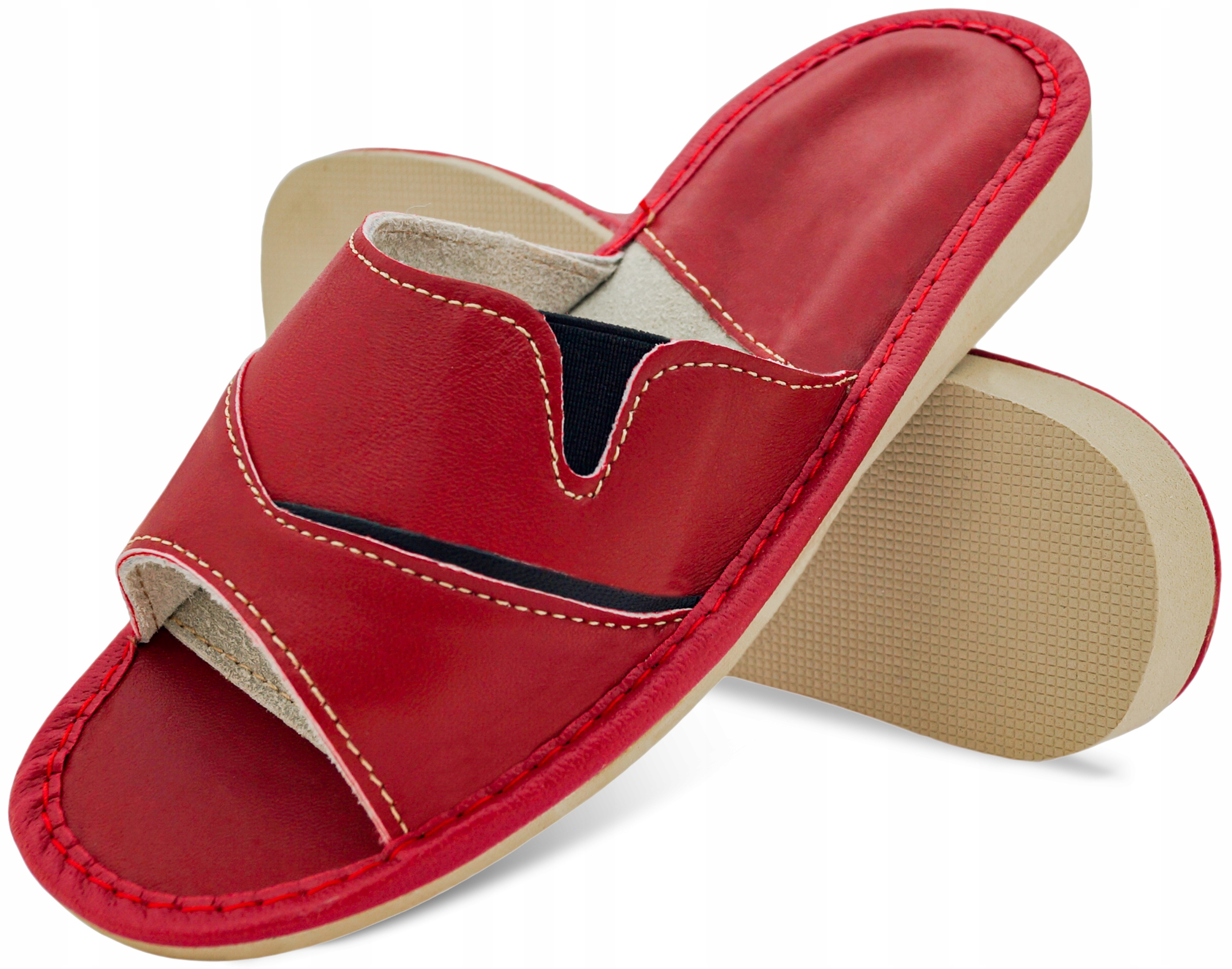 

Damskie Kapcie Skórzane buciki Klapki Ciapy Łapcie