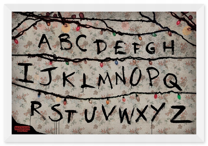 Постер з фільму Stranger Things R, U, N 91, 5x61 см тематика фільму