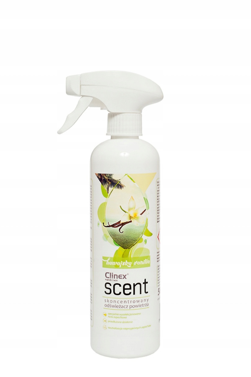 Levně Osvěžovač vzduchu Clinex Scent Havajská Vanilka 500ml, koncentrovaný