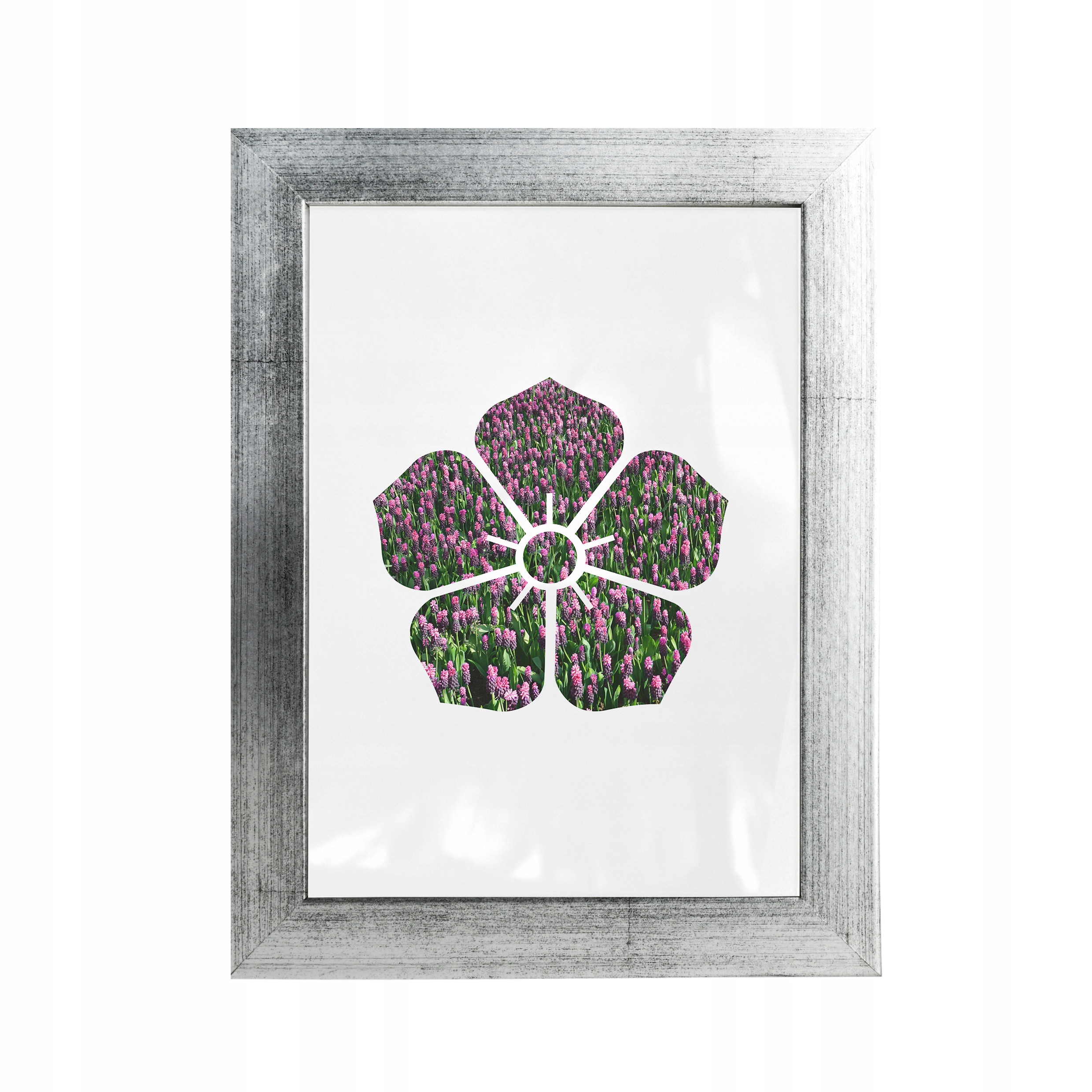 

Ramka na zdjęcia z drewna Mdf Neo Srebrny 15x23