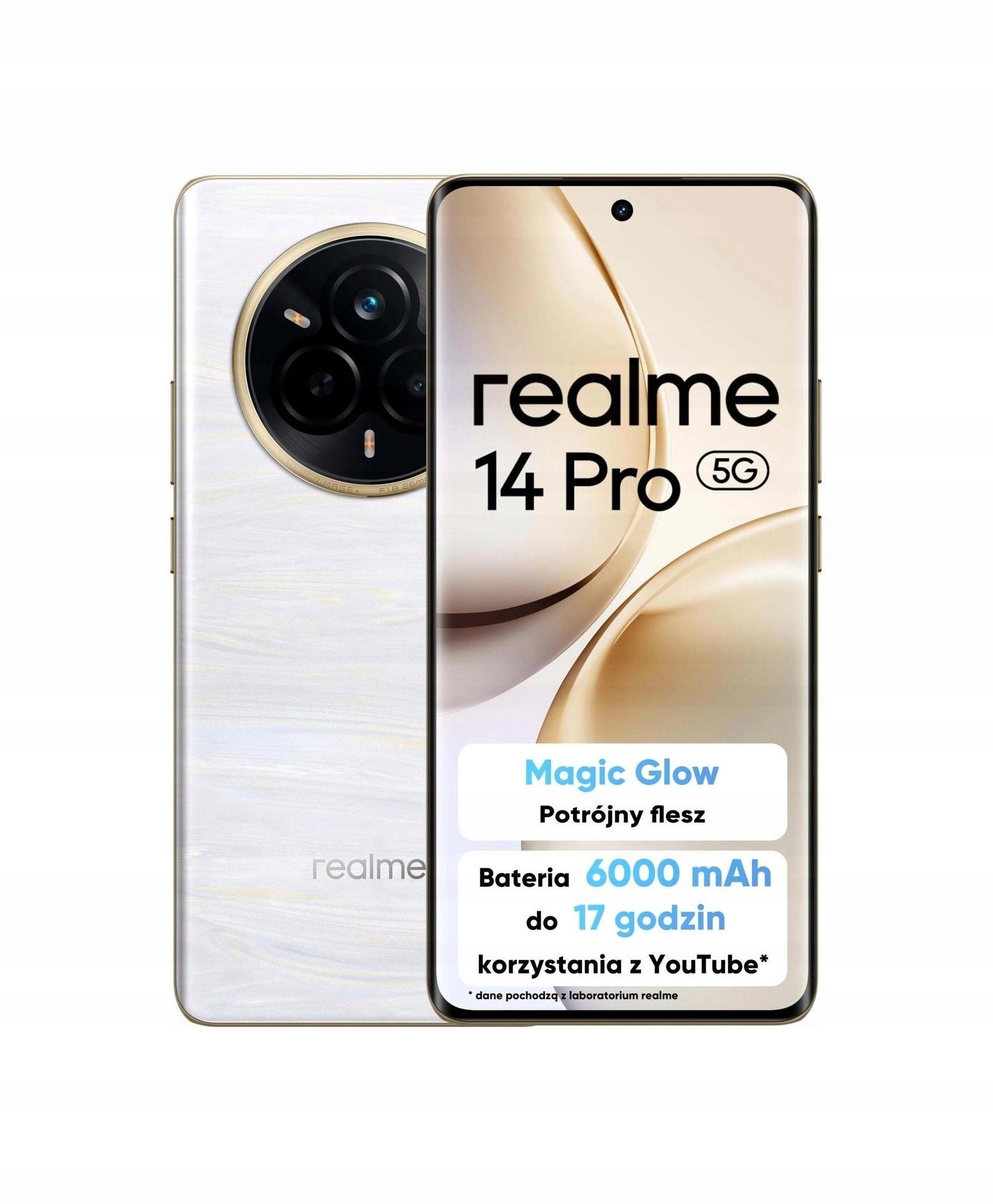 Смартфон realme 14 Pro 8 ГБ / 256 ГБ 5G белый