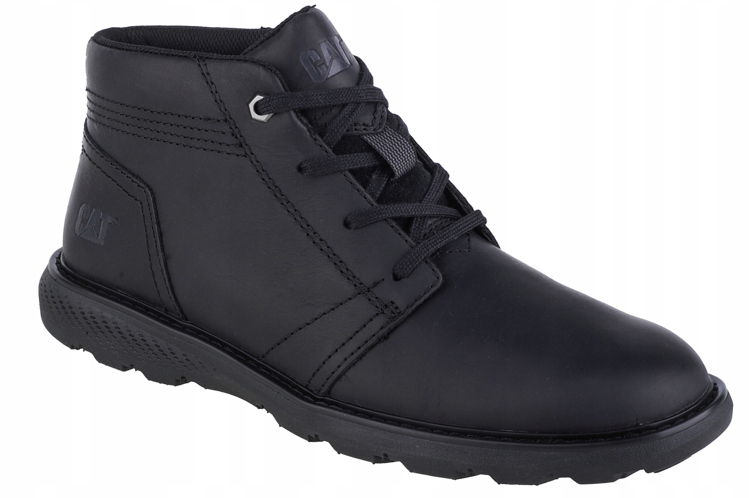 Caterpillar Trey 2.0 (41) Polobotky Pánské Kožené Černé