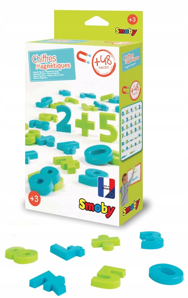 

Smoby Zestaw Liter Cyfr Magnetycznych Do Tablic