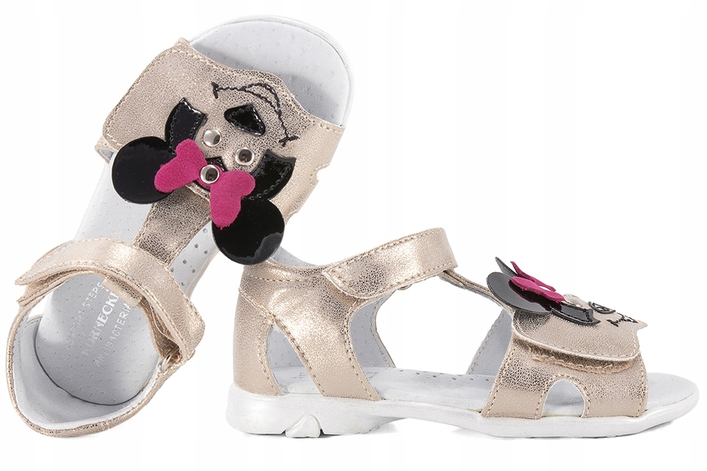 

Kornecki 6700 Sandałki Dziewczęce Sandały złote 28