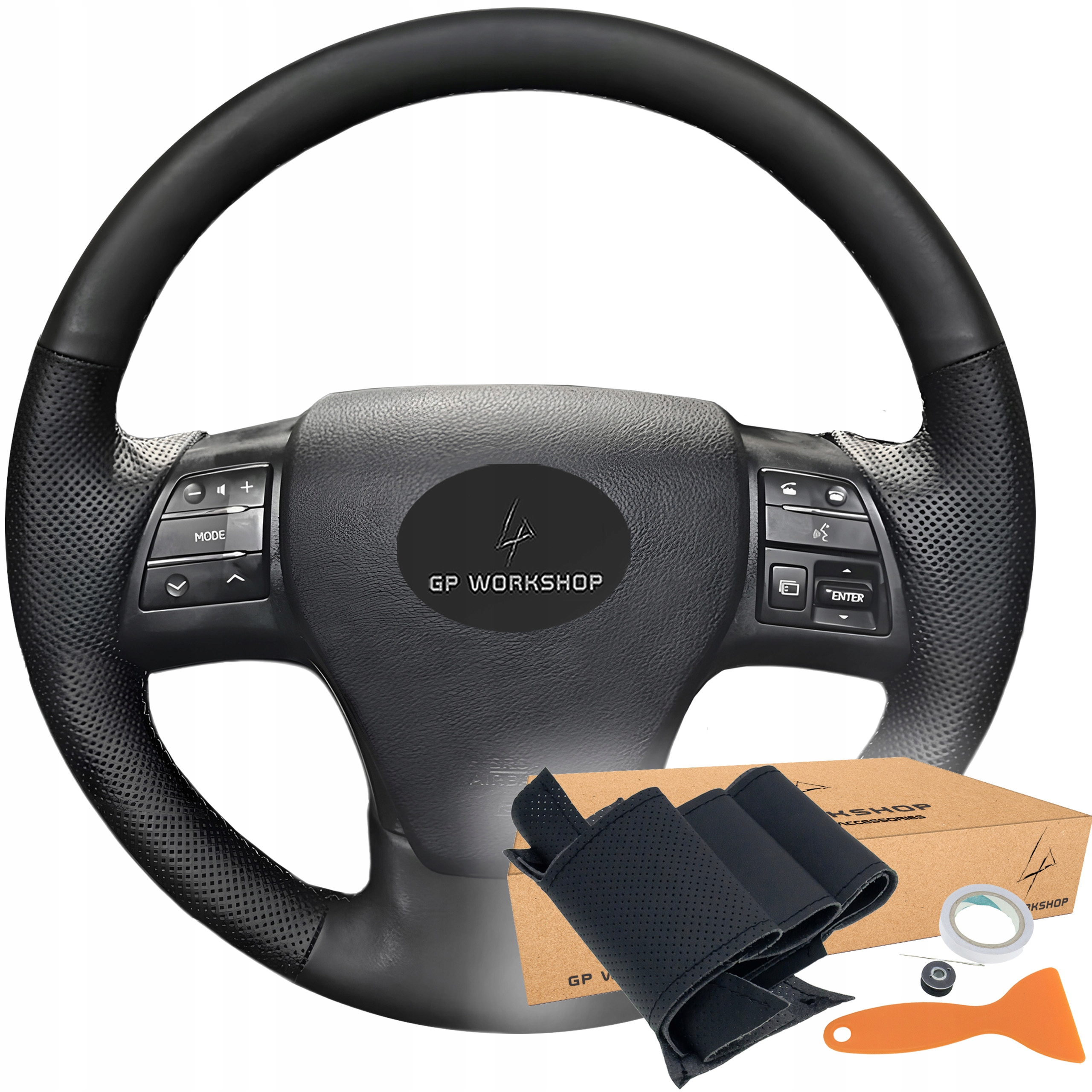 Pokrowiec Kierownicy Obszycie Wykrój Do Lexus RX270 RX350 RX450 2009-2011