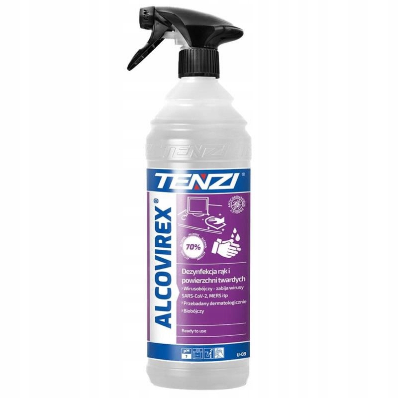Tenzi Alcovirex 1L do dezynfekcji powierzchni