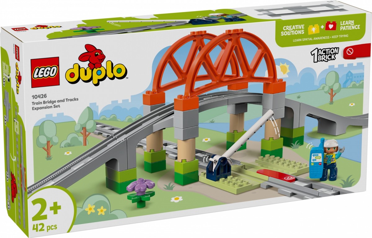 Lego Stavebnice Duplo 10426 Most a železniční koleje – rozšiřující sada
