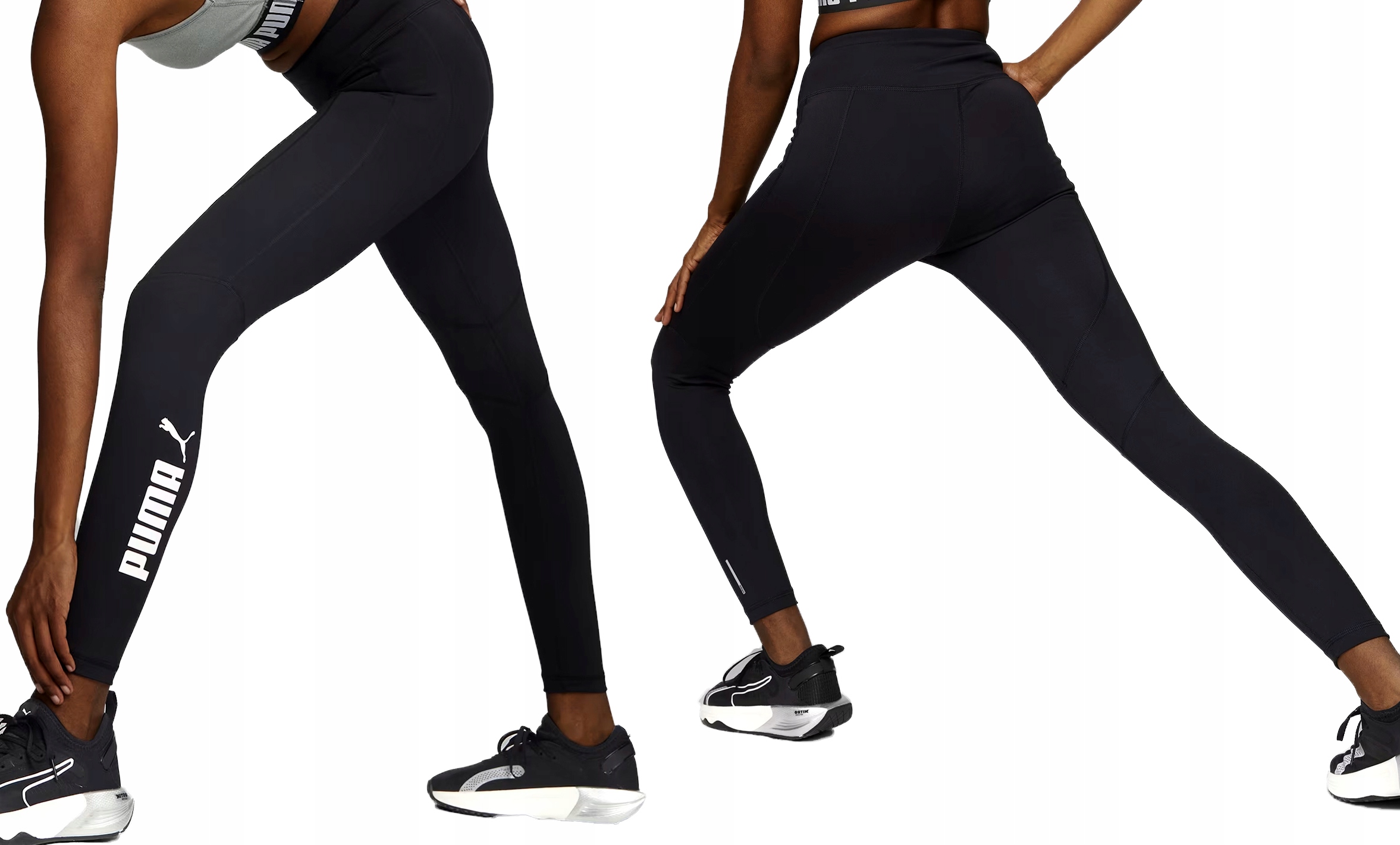 Puma Legginsy Damskie Treningowe Termoaktywne Z Wysokim Stanem Fitness S
