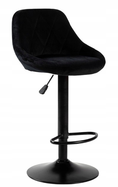 Barová Židle D3BW Barová židle Otočné křeslo Velur Nastavitelná výška Ragil Sp