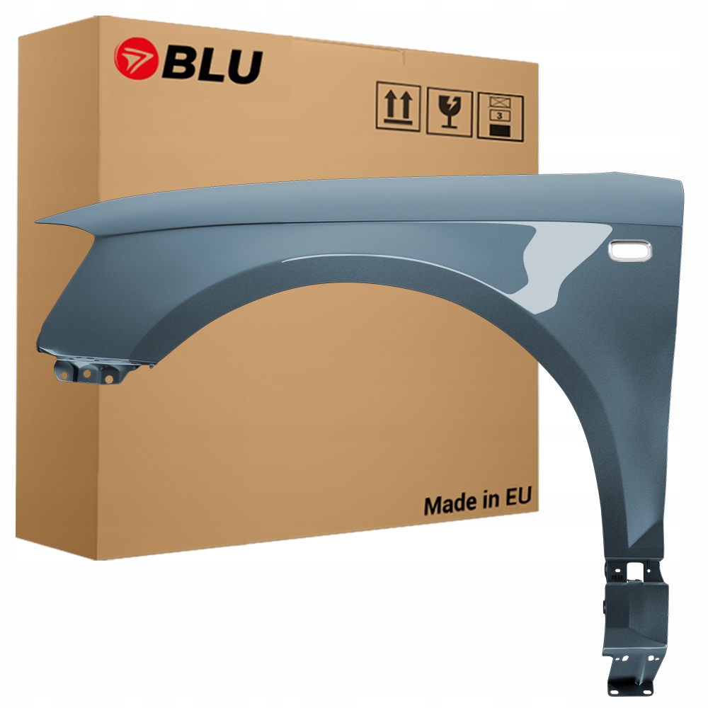 Blu Blatník Audi A3 8P LX7Z levý šedý 03-08 přední