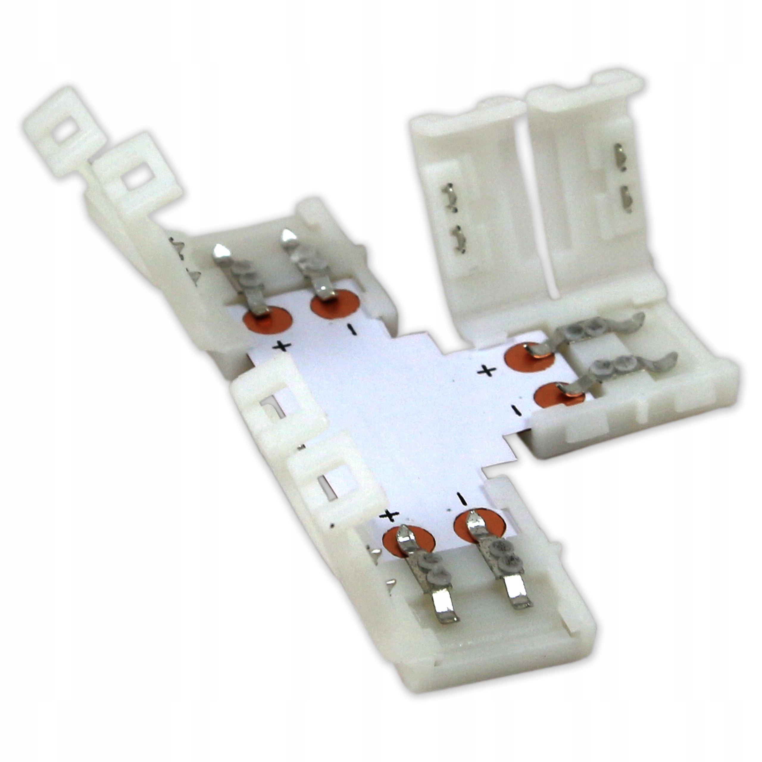 ZŁĄCZKA DO TAŚM LED ZACISKOWA TRÓJSTRONNA tylu T 8 mm EAN (GTIN) 5903002037515