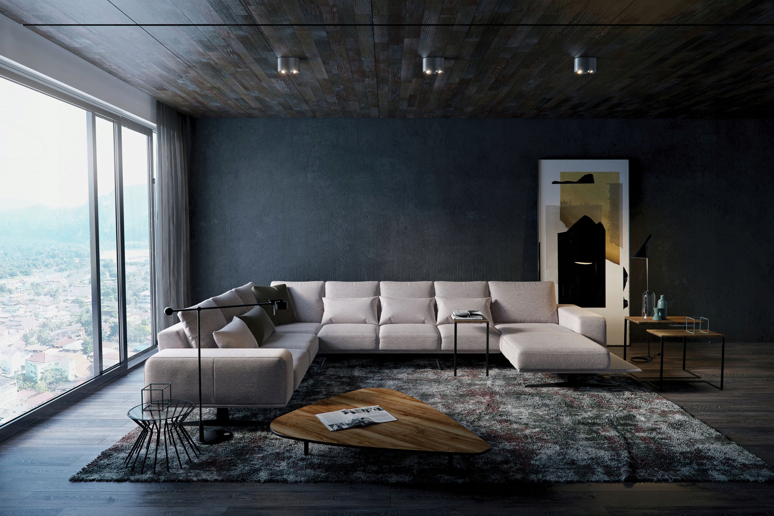 Narożnik Poduszkowiec Luźne poduszki CASSINO