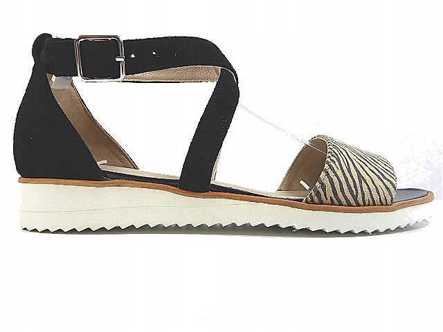 dámské ploché sandály na klínku s plnou patou, lehké, pohodlné, s patou Karino 36