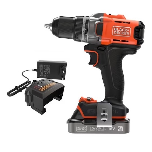 Wiertarko Wkrętarka Akumulatorowa Black+decker 18 V Bcd382d1xc