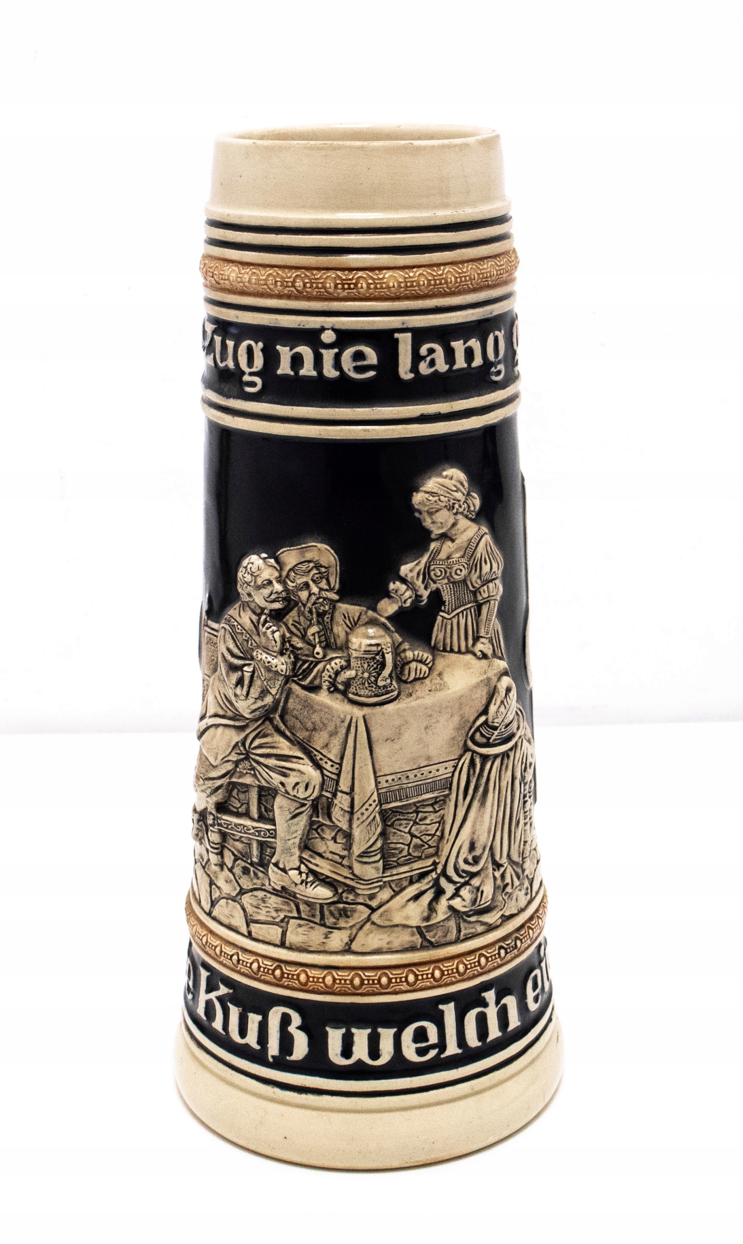 STARY WIELKI CERAMICZNY NIEMIECKI KUFEL