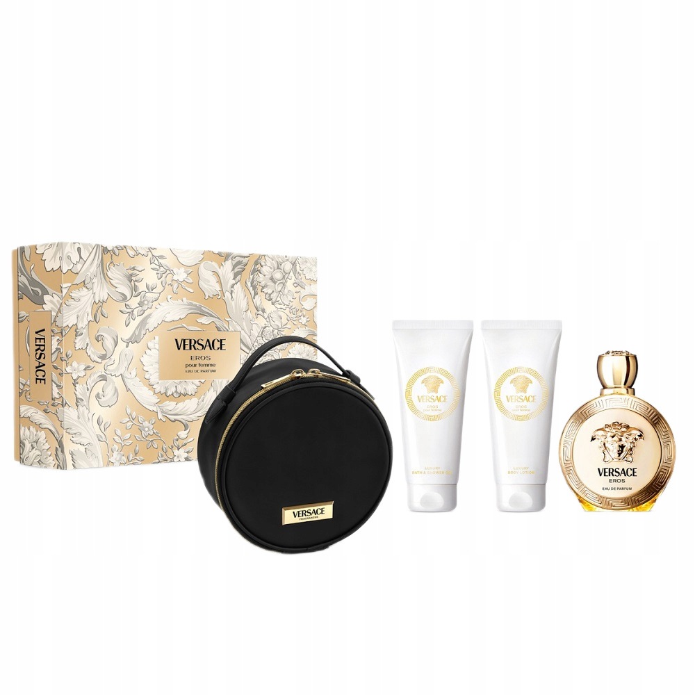 Eros Edp Spray Balsam Żel Kosmetyczka