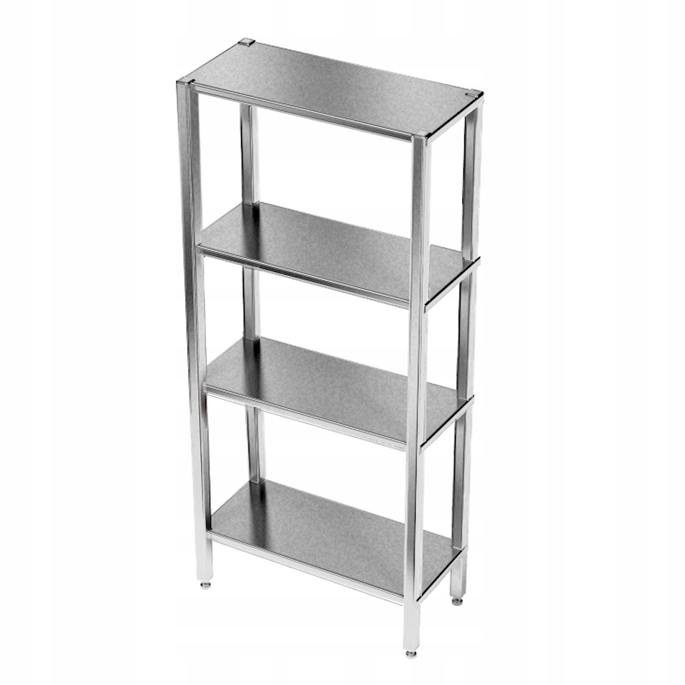 Nerezový Regál 4-POLICOVÝ 80X50X180 Forgast FG15323