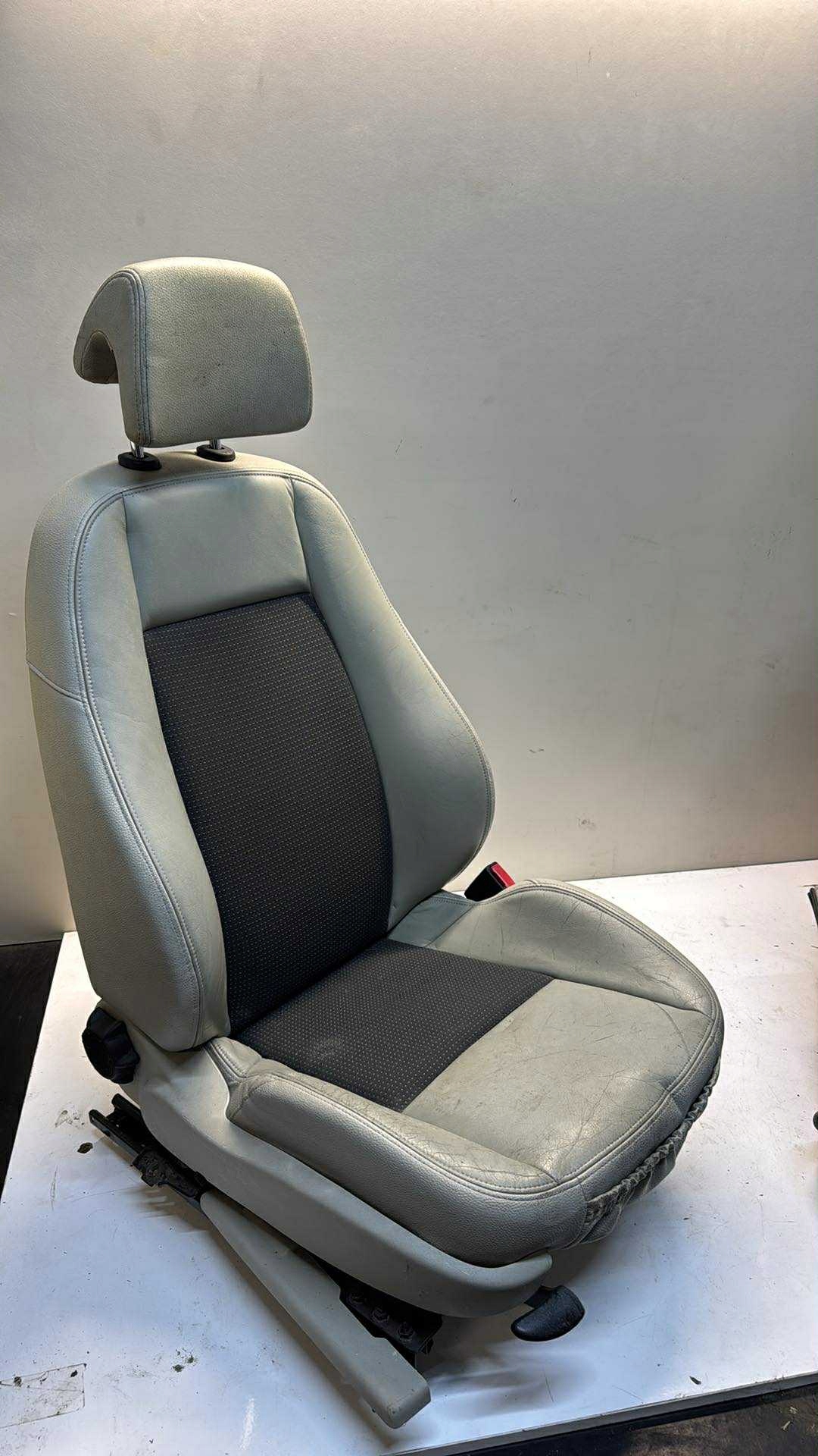 upholstery SAAB 9-3 II seats front front JASNA leather beige welur ciemny