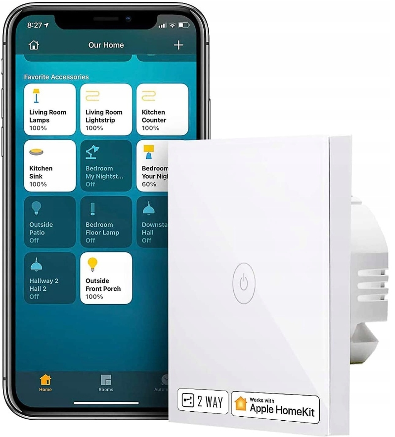 Włącznik światła MEROSS MSS550 Szklany EAN (GTIN) 0600358067702