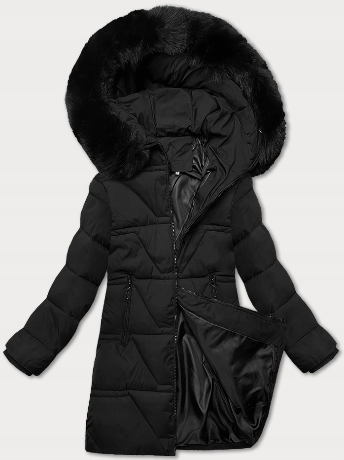 Bunda S Kapucí 16M9192 Černá XXL (44)