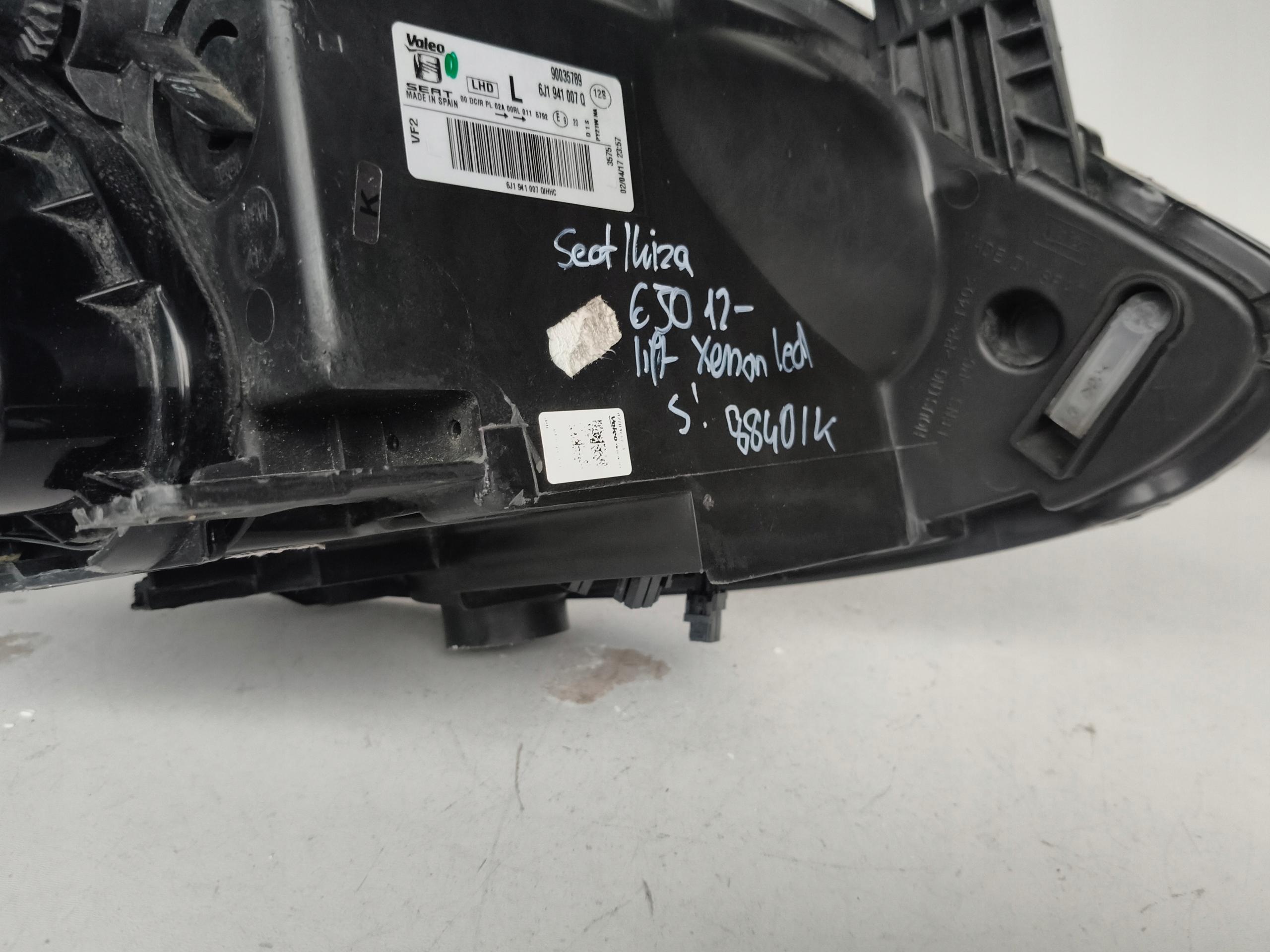 Frontscheinwerfer SEAT Ibiza 6J 6J1941007QL Xenon Links Scheinwerfer Headlight - Thumbnail 8