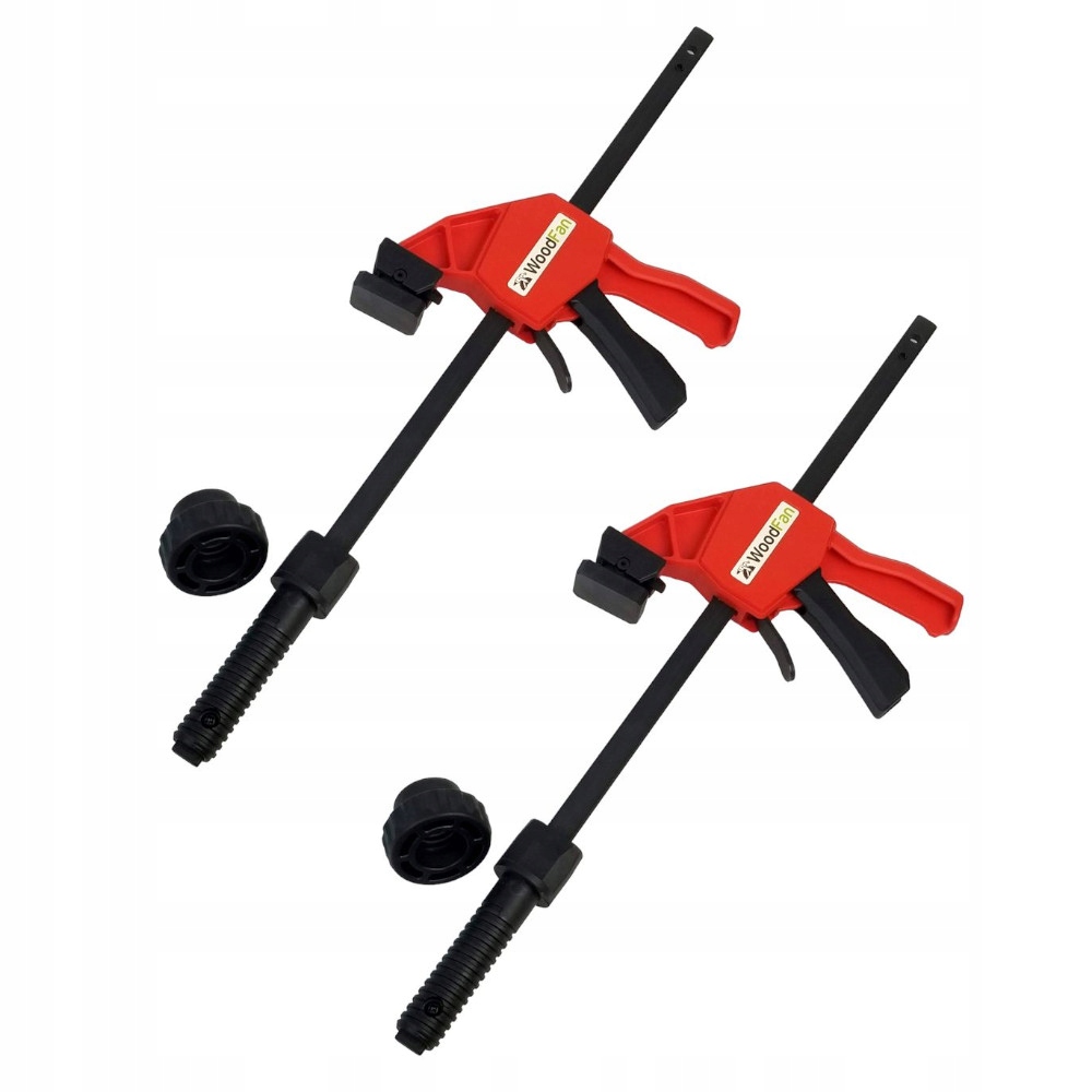 2x Docisk jednoręczny 250mm do stołów z otworami 20mm