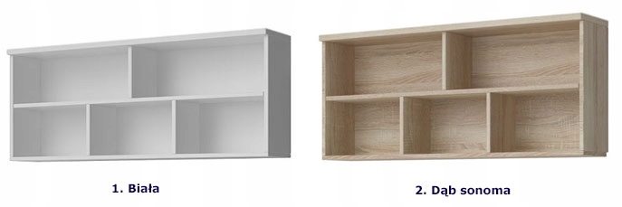 SKANDYNAWSKA PÓŁKA WISZĄCA DLA DZIECKA DĄB SONOMA Marka Elior