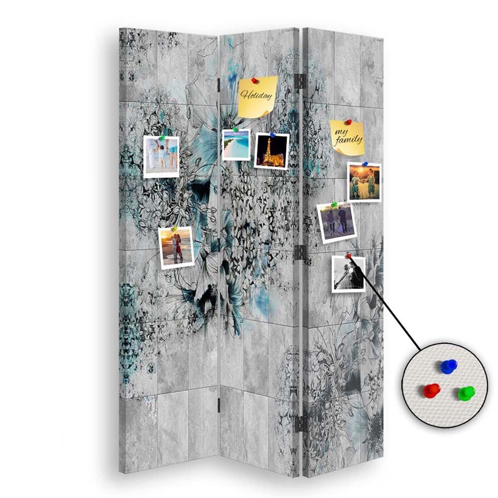 Paraván oboustranný korkový, Kouzlo klidu 110x170