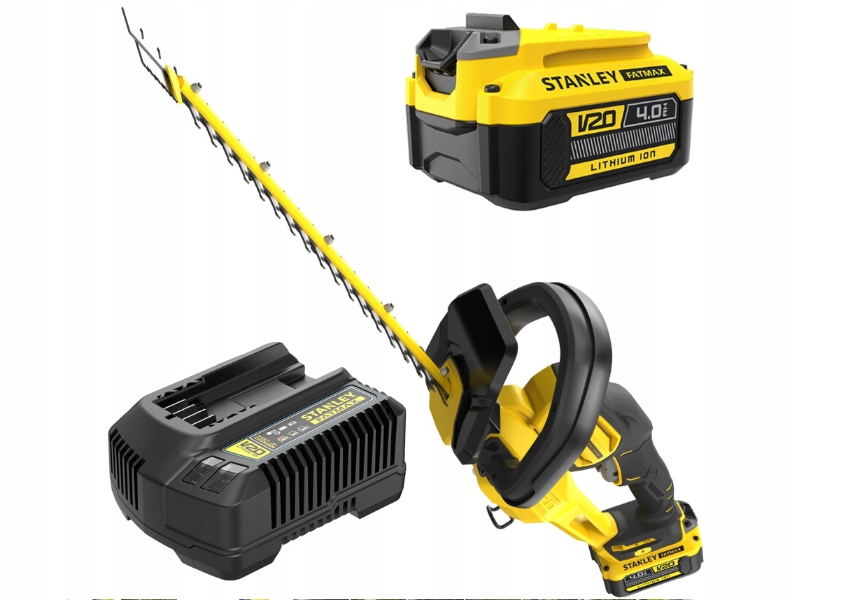 Nożyce do żywopłotu Stanley Fatmax V20 18V 55cm zestaw 1x4.0Ah SFMCHT855M1
