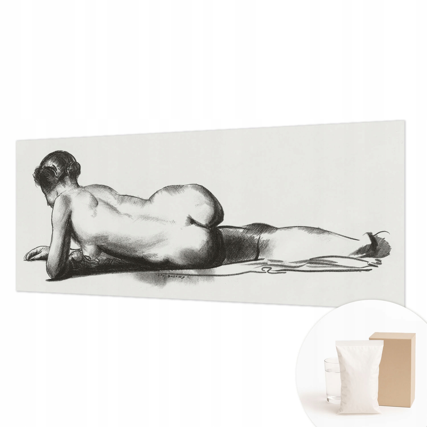 Flizelinová fototapeta do dětského pokoje lepidlo Jemný akt 250 x 104 cm
