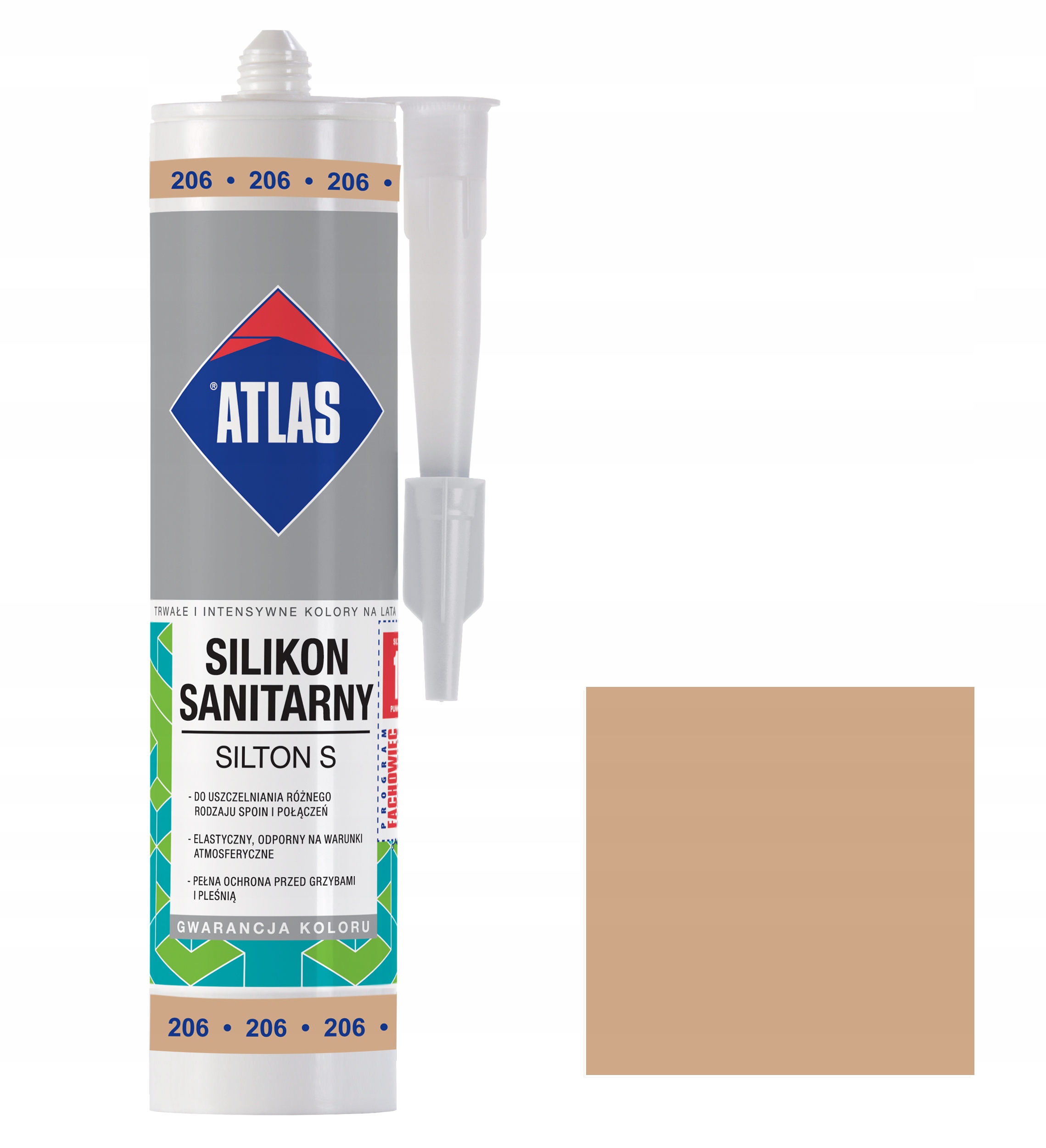 

Atlas Silikon Silton S 206 Cappuccino 280 ml