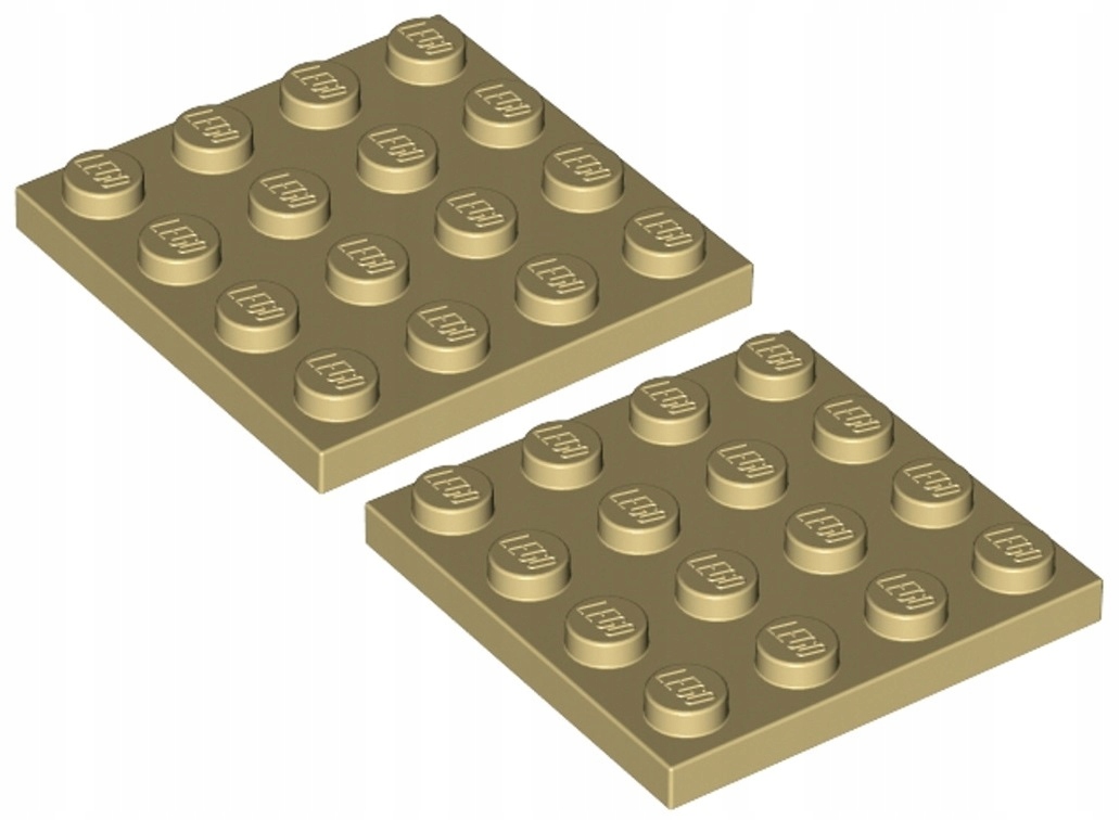 

Lego Płytka 4x4 Beżowa/Tan (3031/4243824) 2szt
