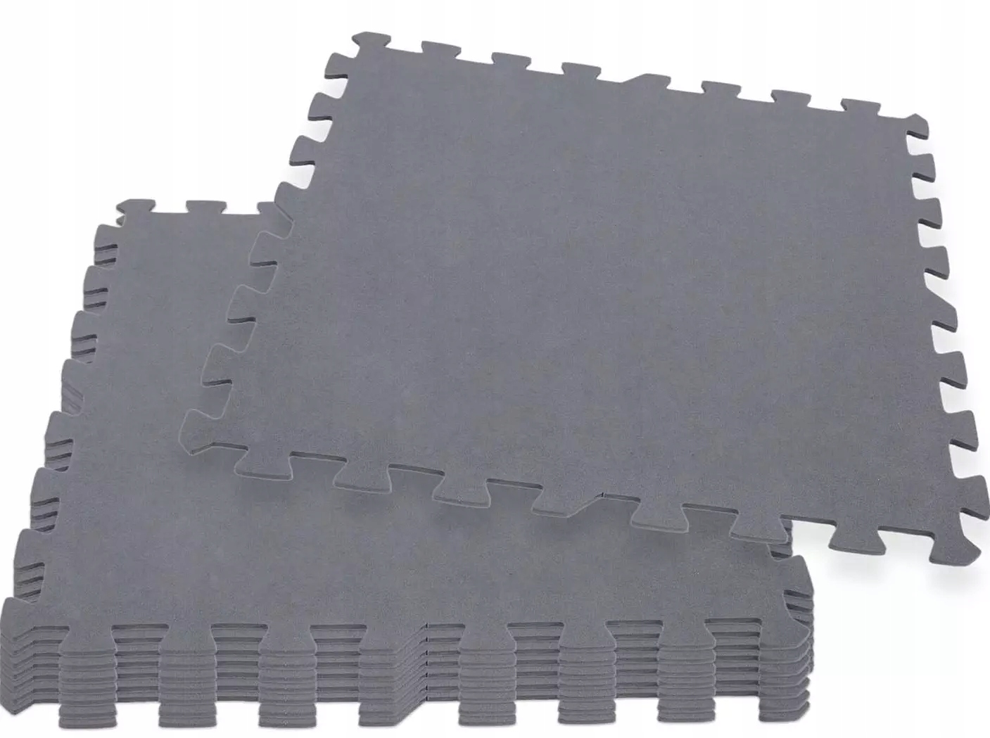 Ochranná podložka puzzle k bazén , 8 kusů 50 x 50 cm, šedá