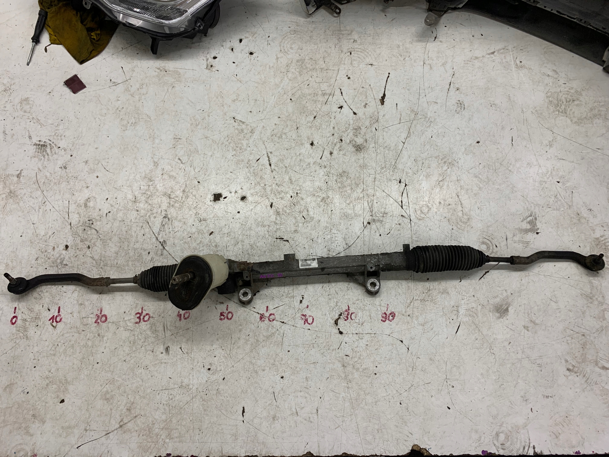 drag rod servo steering control 490017022R RENAULT MEGANE III 1.6 DCI