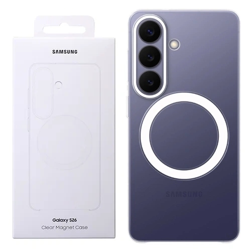 Pouzdro Obal Samsung Galaxy S26 Clear Magnet Case Zadní Kryt Originální
