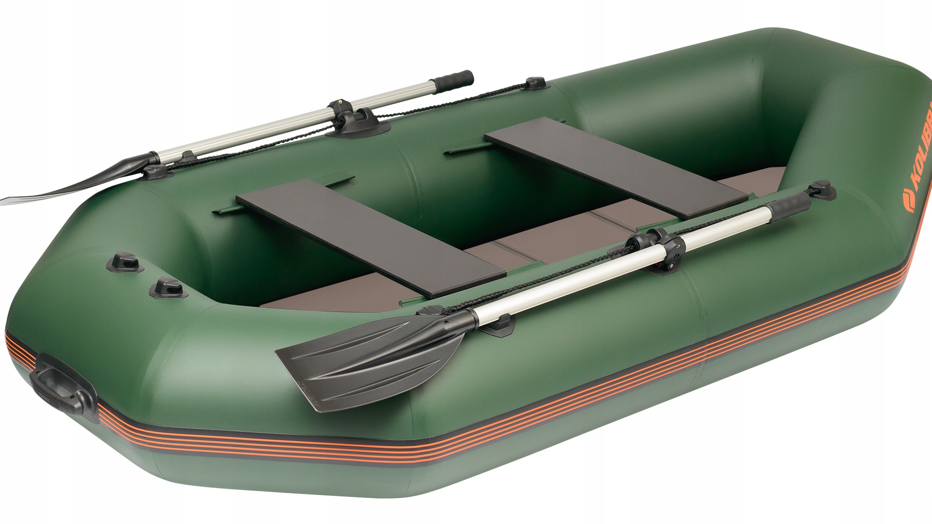 Raft Kolibri K-260TL Pp s plnou podlahovou odrazovou lištou, zelený