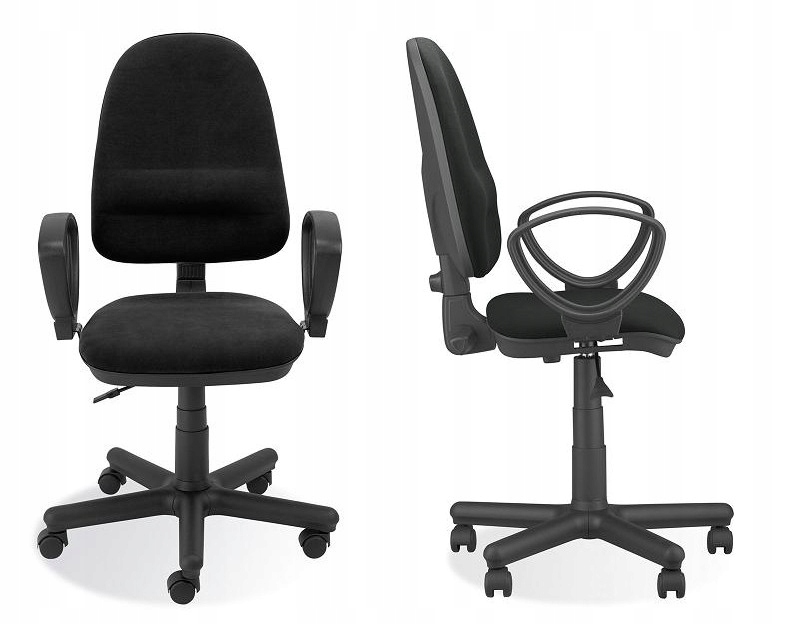 Fotel Biurowy Obrotowy Perfect Czarny Nowy Styl
