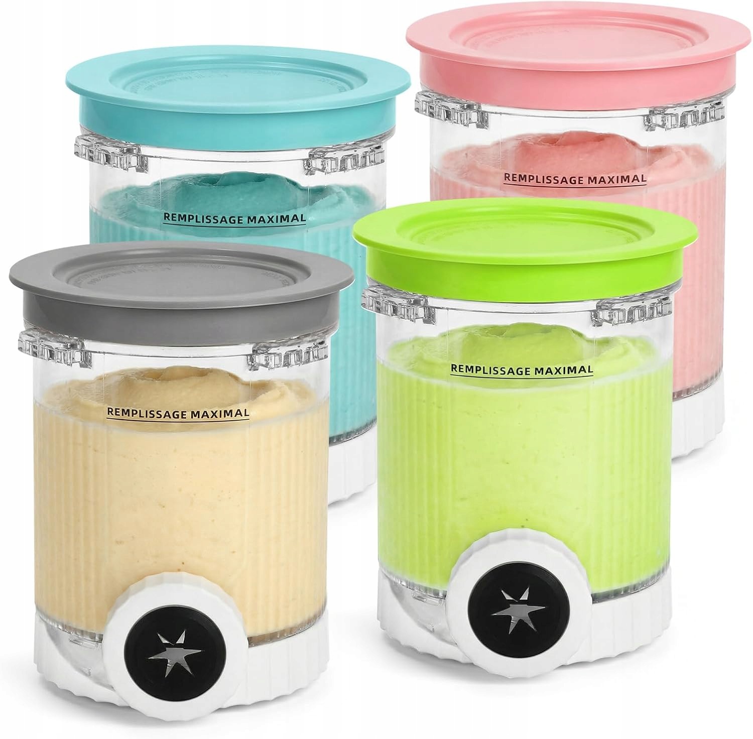 4 X Nádoba Na Zmrzlinu Creami Pro Zmrzlinovač Ninja Creami Swirl NC700