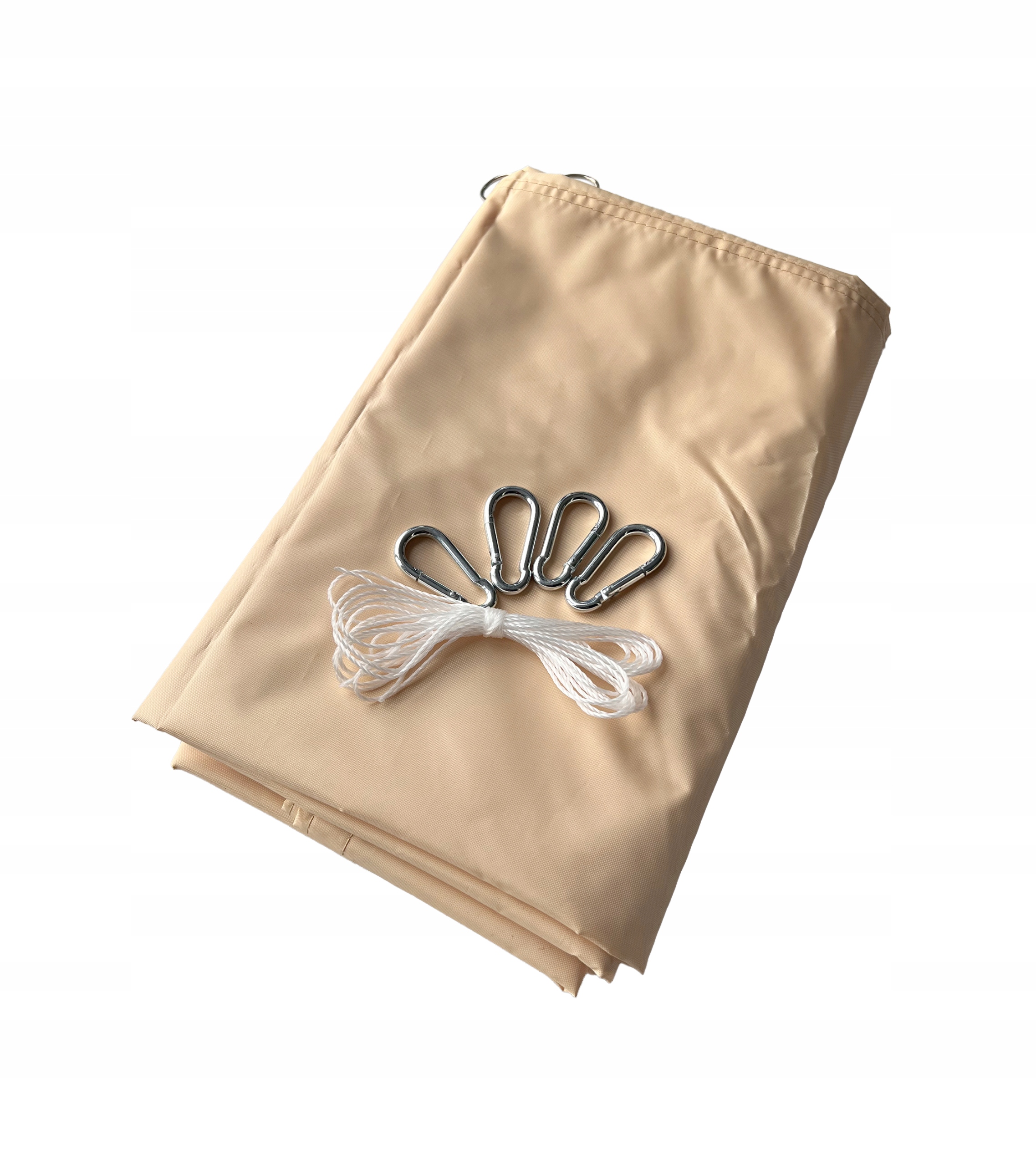 Żagiel cieniujący wodoodporny beżowy 3m x 5m