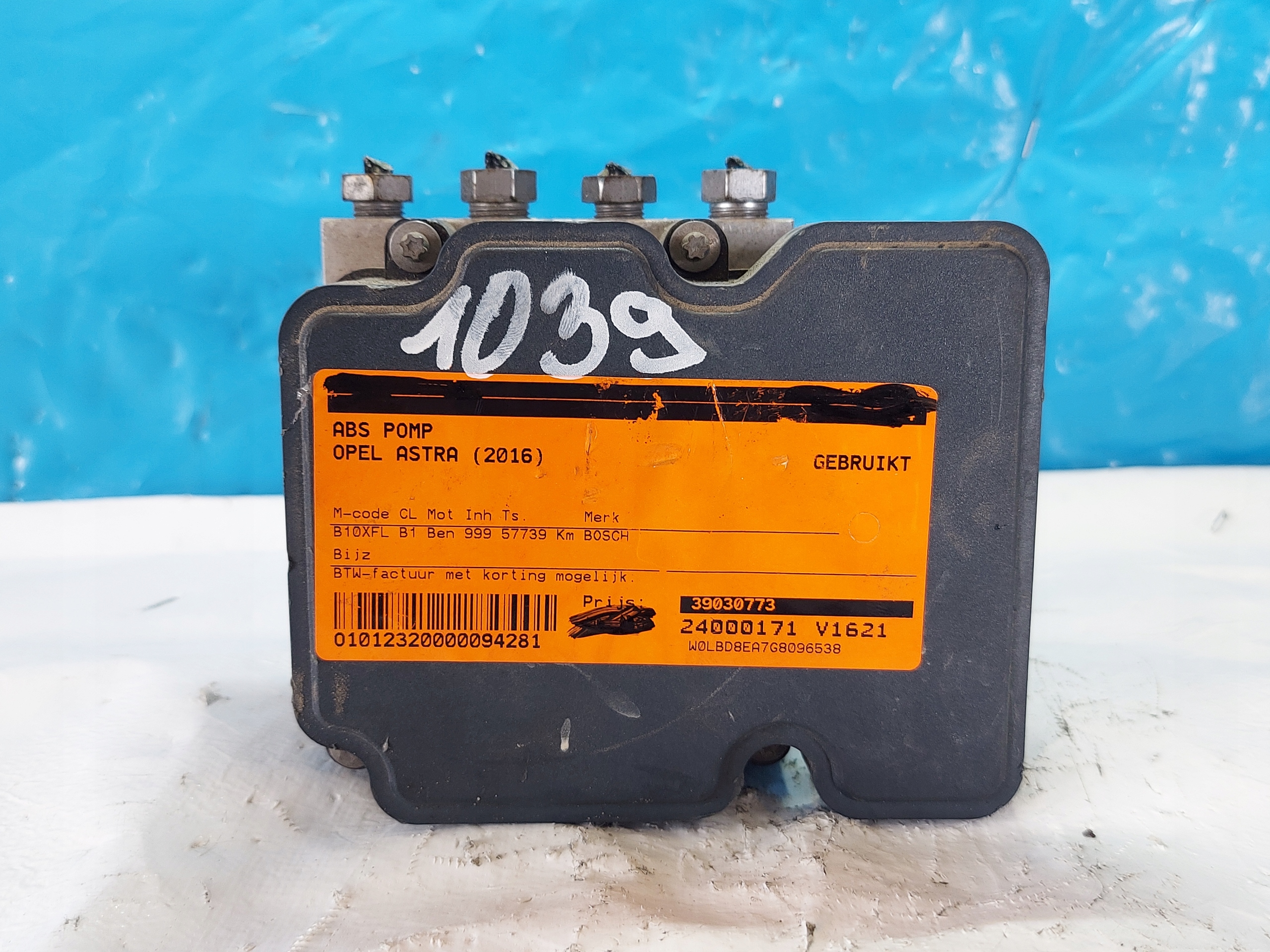 pump ABS ASTRA K 2016R 1.0 B 0265956259