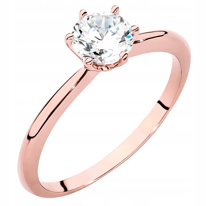 Krásný Zlatý Prstýnek 585 s Briliantem 0,70 ct