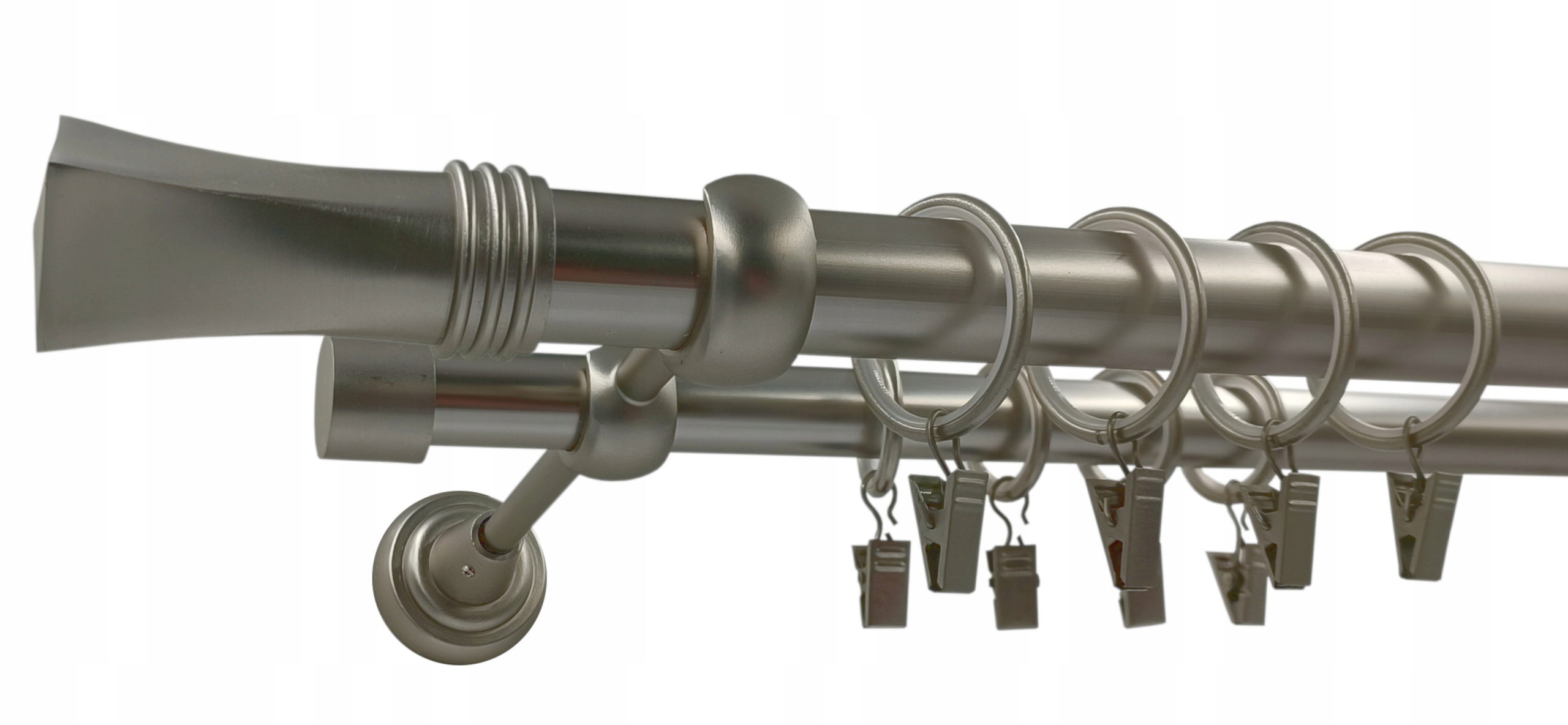 garnýž dvojitá 25+19 mm Satén 400 Malaga