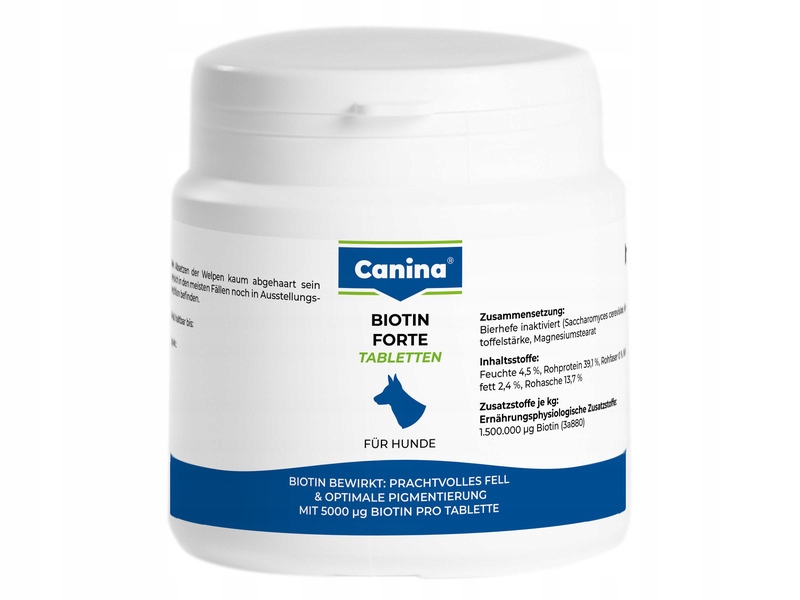 Suplement dla psa Canina Biotyna Forte 100 g