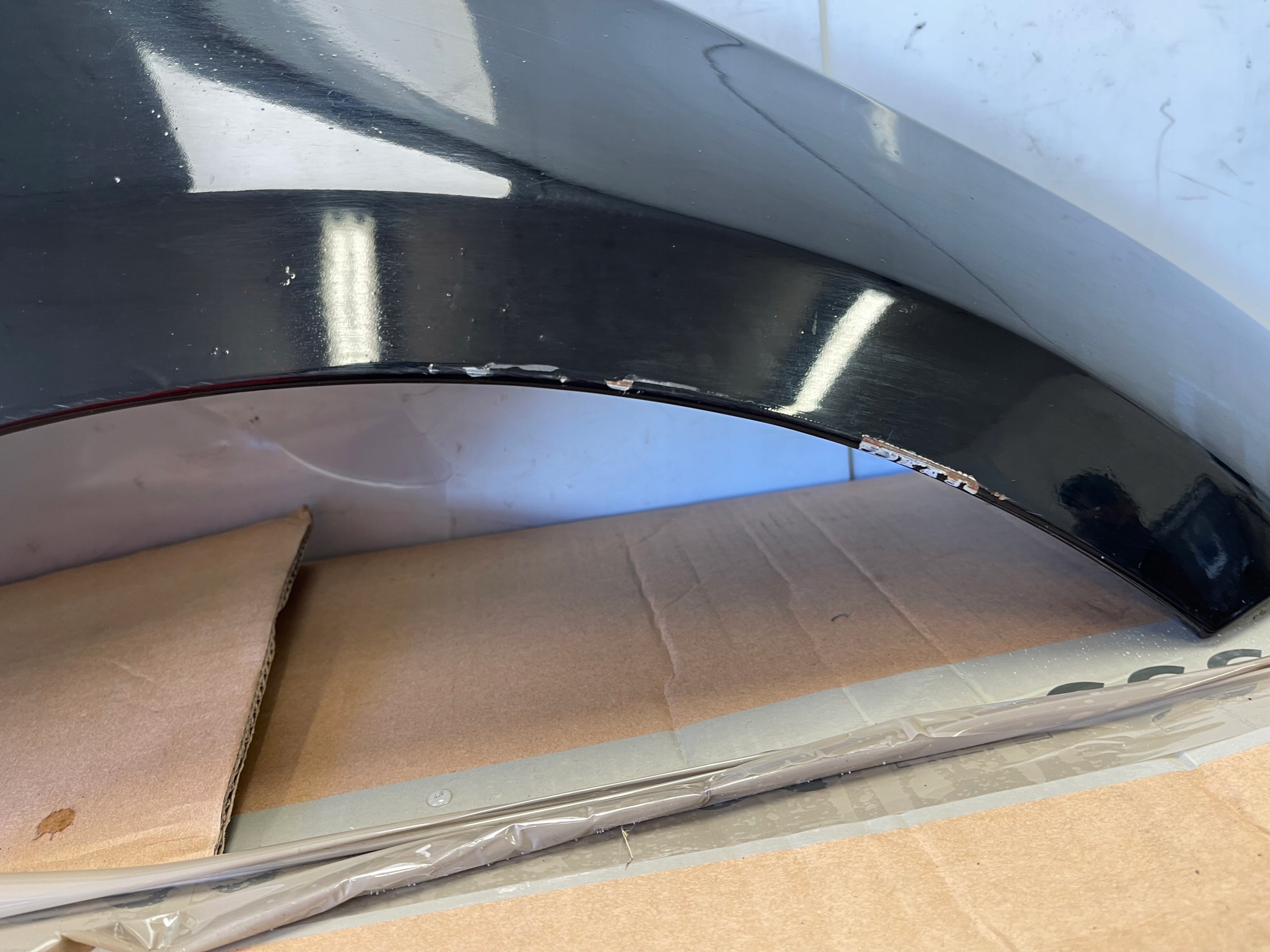 BMW 1 E87 5D 5 fender right front right 668 SCHWARZ II